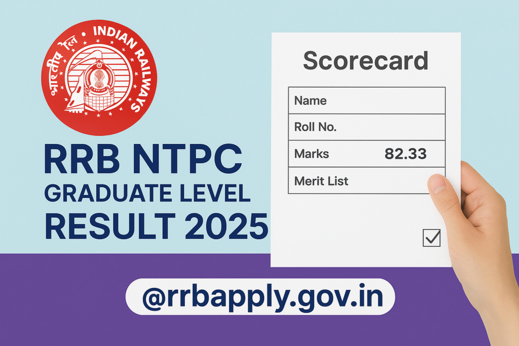 RRB NTPC Graduate Level Result 2025