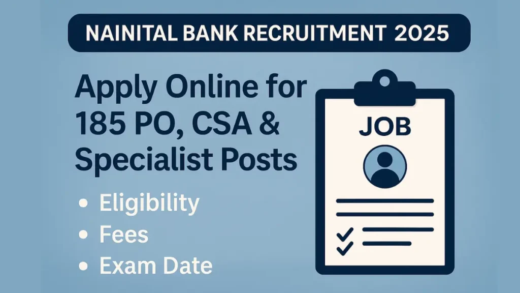 Nainital Bank Recruitment 2025