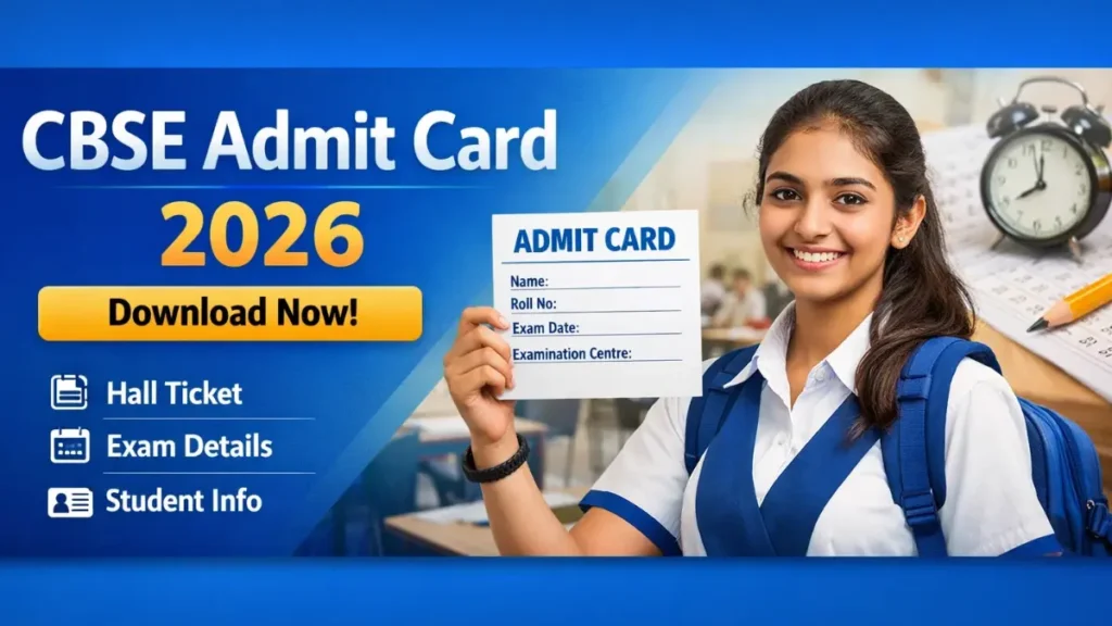 CBSE Admit Card 2026