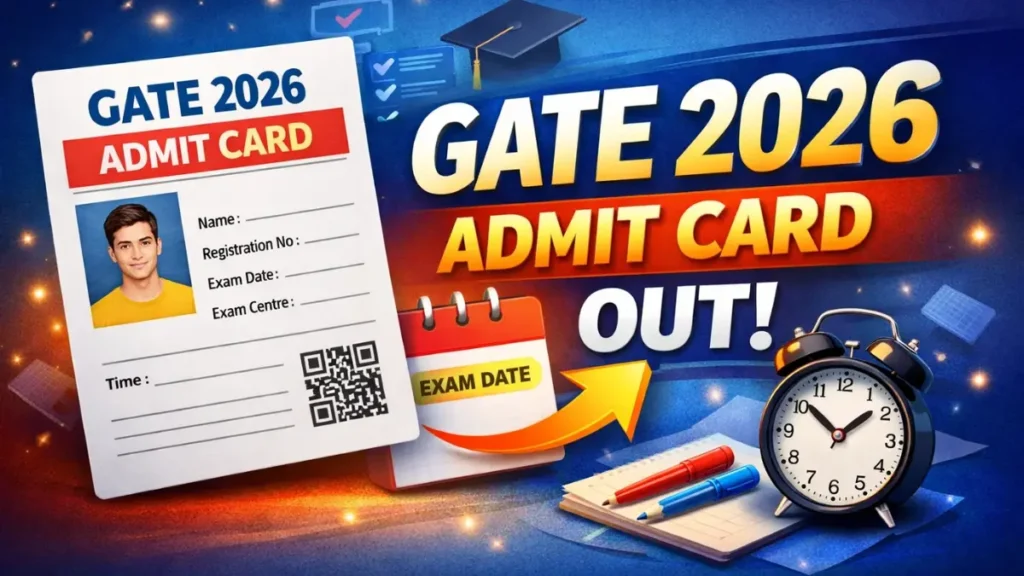 GATE 2026 Admit Card OUT