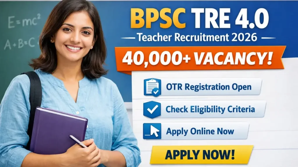BPSC TRE 4.0 Teacher Recruitment 2026