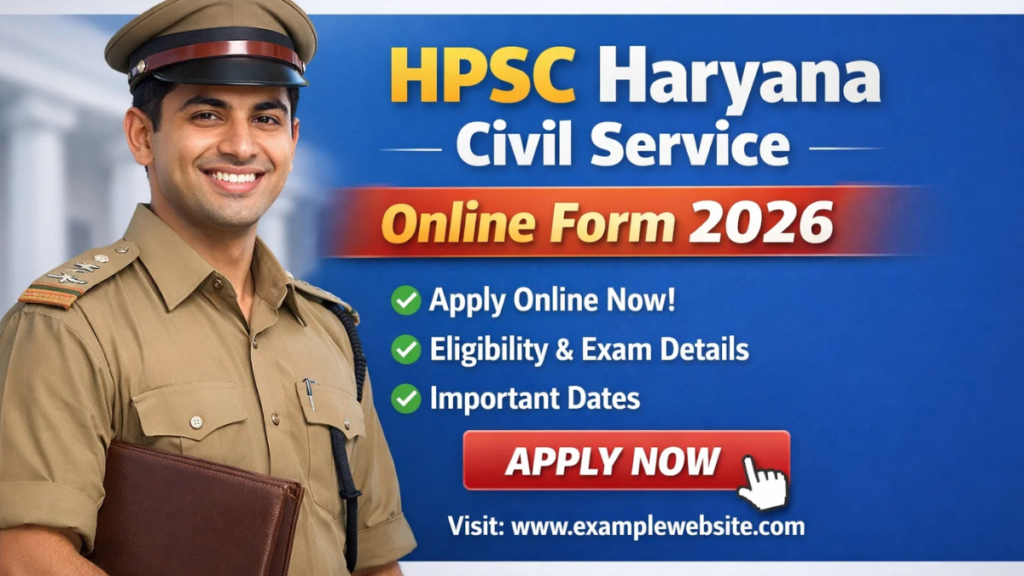 HPSC Haryana Civil Service Recruitment 2026