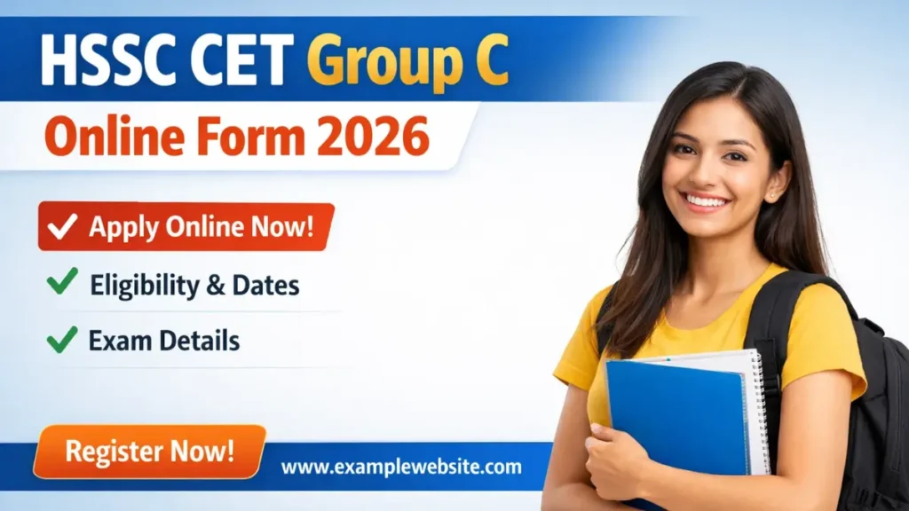 HSSC Haryana CET Group C Recruitment 2026 online form