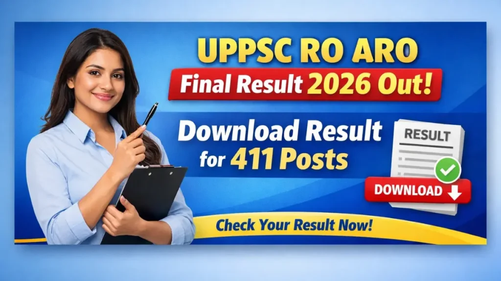 UPPSC RO ARO Final Result 2026