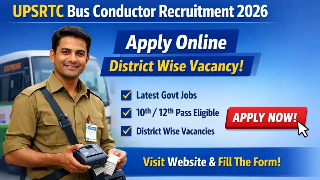 UPSRTC Bus Conductor Recruitment 2026